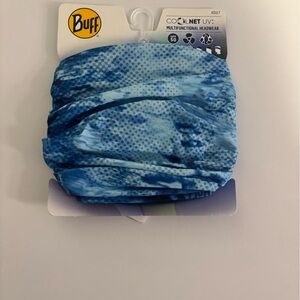 Buff Blue Tie-Dye Multifunctional Neck Gaiter